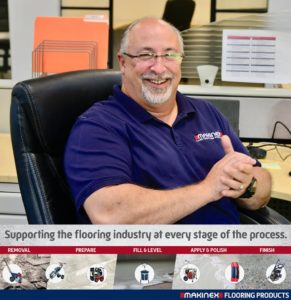 Jeff Durgin flooring director at Makinex